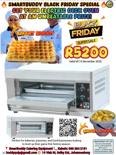 1 Deck 1 Tray Electric Deck Oven