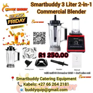 3 Litre 2 in 1 Commercial Blender