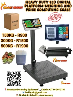 Heavy-Duty LED Digital Platform Scale