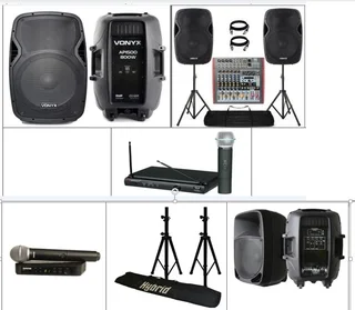 Cheapest Sound Hire / Rental - only R799 per day (EARLY-BOOKING Essential)