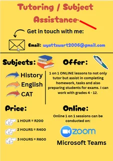 Tutoring - Ad posted by Whs123