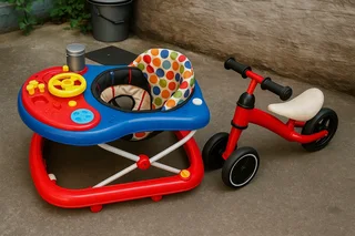 Baby Walking Ring and Tricycle