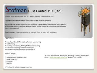 Dust and Fume Extraction Equipment