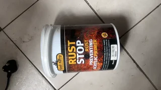 Rust prevention tape and normal paint