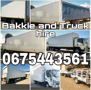 Bakkie and Truck Hire 0675443561