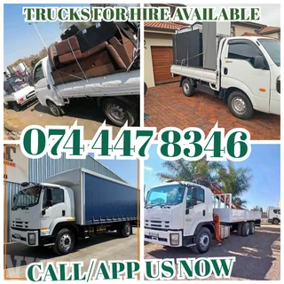 Trucks And Bakkie For Hire
