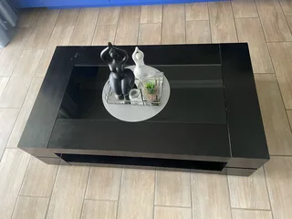 Black coffee table