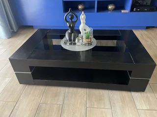 Black coffee table