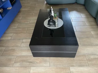 Black coffee table