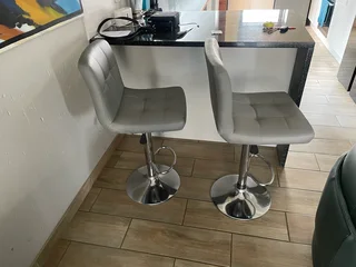 Grey bar stools