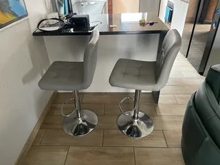 Grey bar stools
