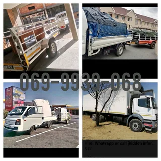 Trucks and bakkies hire 0699939068