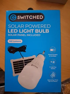 Switched Solar -Powered light bulb