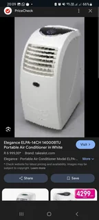 14000 BTU Elegance portable aircon