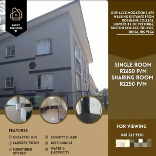 Accommodation Available Now