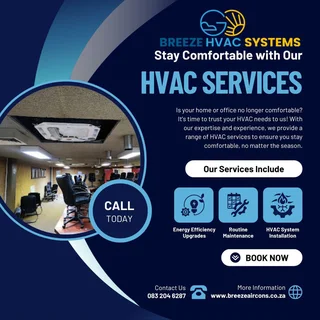 Air conditioners Installation and Service in Sandton with Breeze HVAC Installations