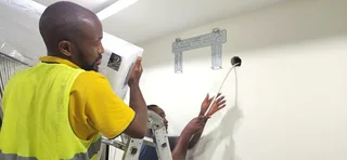 Installation of Air conditioner and evaporative cooler