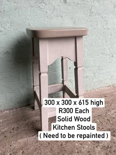 Set of 4 Kitchen Stools