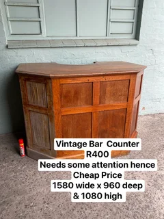 Vintage Bar Counter / Shop Counter