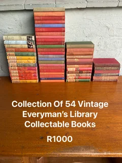 Collection of 54 Everman’s Library Books