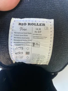 Rio Roller Rose Roller Skates UK Size 4 ( Ladies )