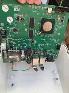 Mesh network hardware.