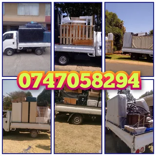 We provide transport for furniture removals rubble removals