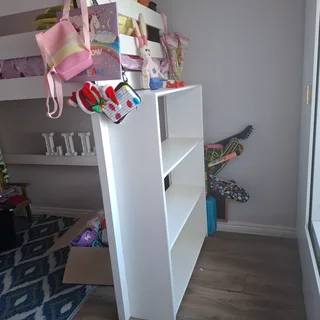 **️ Loft Bed with Built-in Bookshelf – R4,000**
