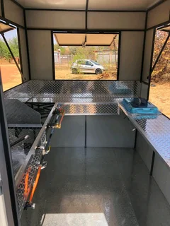 Mobile kitchen trailer
