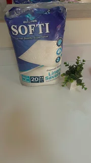 Softi Premium Adult Linen Savers – 20 Pack (XL 60cm x 90cm)