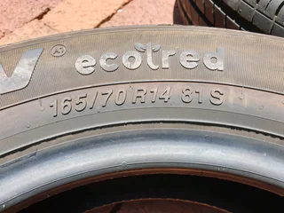 Tyres for sale 165 70 R14
