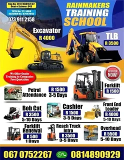 Front end loader and forklift training port Elizabeth