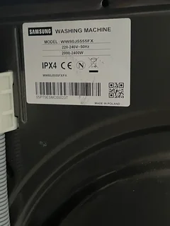 8kg Front Loader Washing Machine - Eco Bubble!