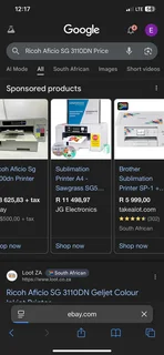 Rico Sublimation printer