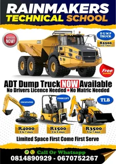 Front end loader training Port Elizabeth