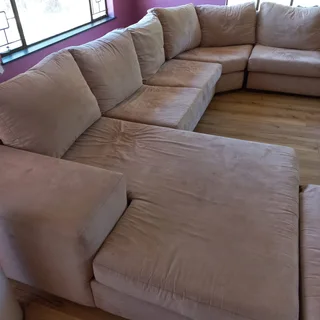 Sevens Lounge Suite L-Shaped Chaise Set LAF 4000x3400mm and Lounger 2100x900mm