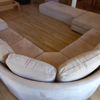 Sevens Lounge Suite L-Shaped Chaise Set LAF 4000x3400mm and Lounger 2100x900mm