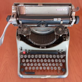 Antique Olivetti Typewriter Incomplete