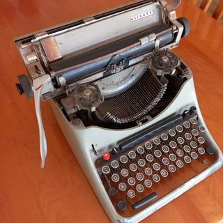 Antique Olivetti Typewriter Incomplete