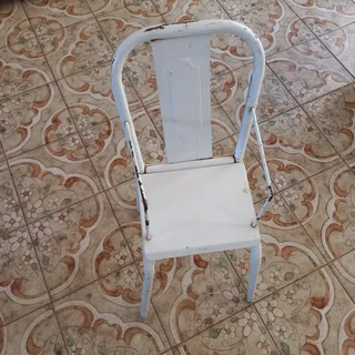 Doll Chair Steel White - Used