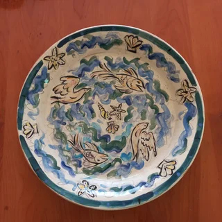 Ornamental Bowl Glazed Pottery