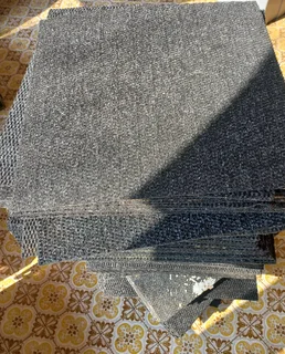 112 Square carpet blocks - Used