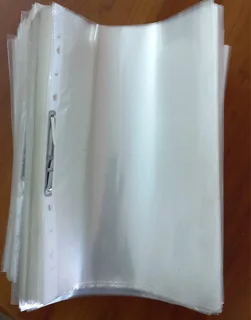 Plastic Sleeves x 900 and Files x 180 - Job Lot - Used