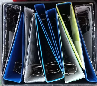 Plastic Sleeves x 900 and Files x 180 - Job Lot - Used