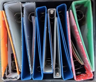 Plastic Sleeves x 900 and Files x 180 - Job Lot - Used