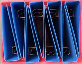 Plastic Sleeves x 900 and Files x 180 - Job Lot - Used