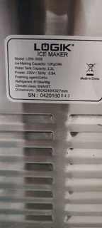 Icemaker Logic LSIM-300E 2.2ltr Tank - As Is