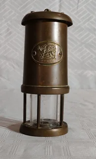 Vintage Miner's Lamp Incomplete