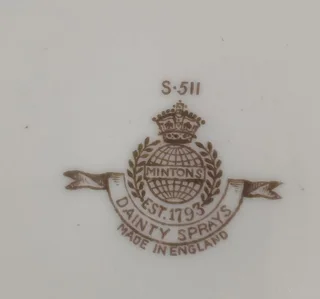 Vintage Serving Platter Mintos Dainty Sprays (S-511) Qty 1