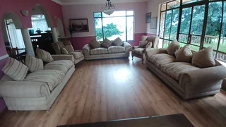 Lounge Suite 3 x 3-Seater Couches and 2 Wingbacks - Used